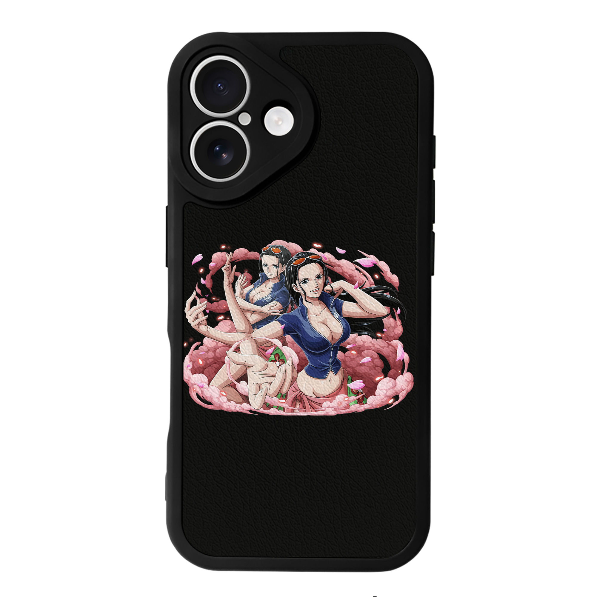 （画像用） ワンピース ニコ・ロビン ONE PIECE Nico Robin 【iPhone 16シリーズ対応】シリコンスマホケース（レザー調） 材質：シリコン